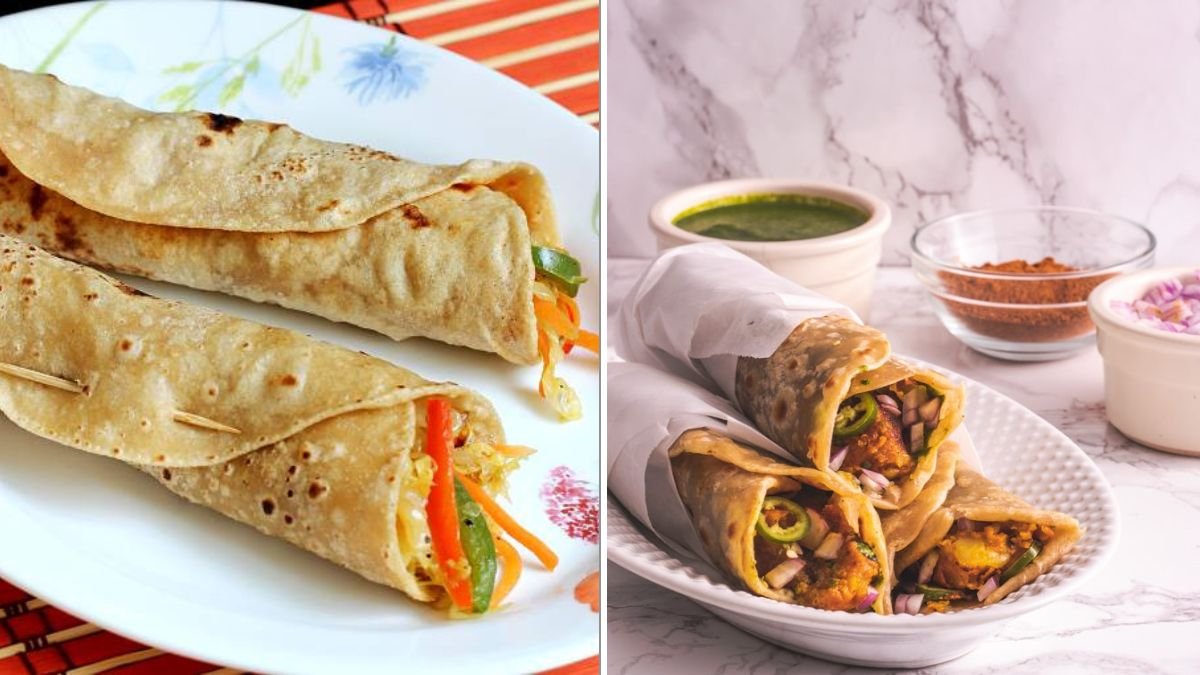 5 Easy Steps to Make Vegetable Frankie Roll
