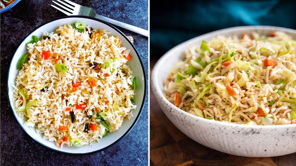 6-Step Guide to Preparing Vegetable Fried Rice Indo-Chinese Style