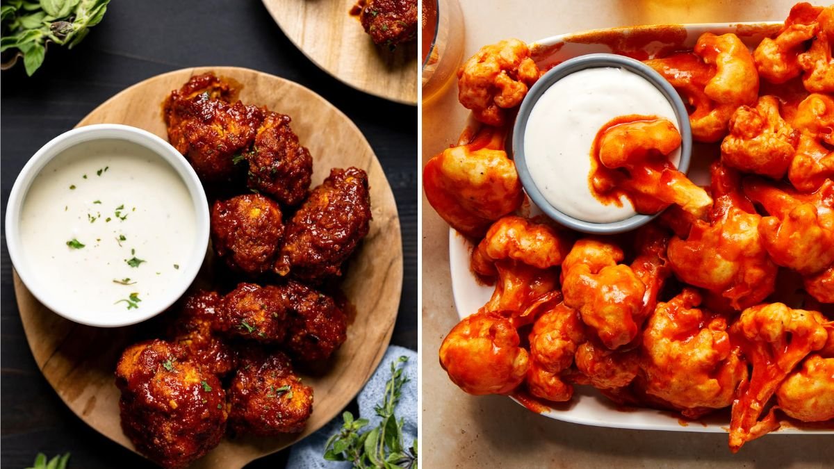 7-Step Recipe for Spooky Cauliflower Wings with Ghost Dip