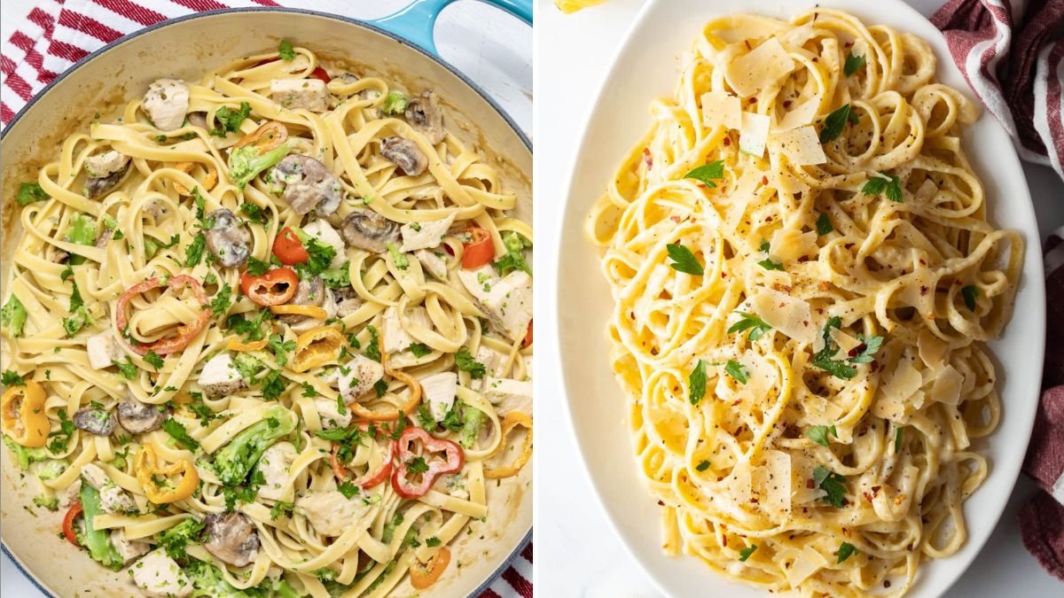 6 Easy Steps to Prepare Veg Alfredo Pasta for Christmas Eve