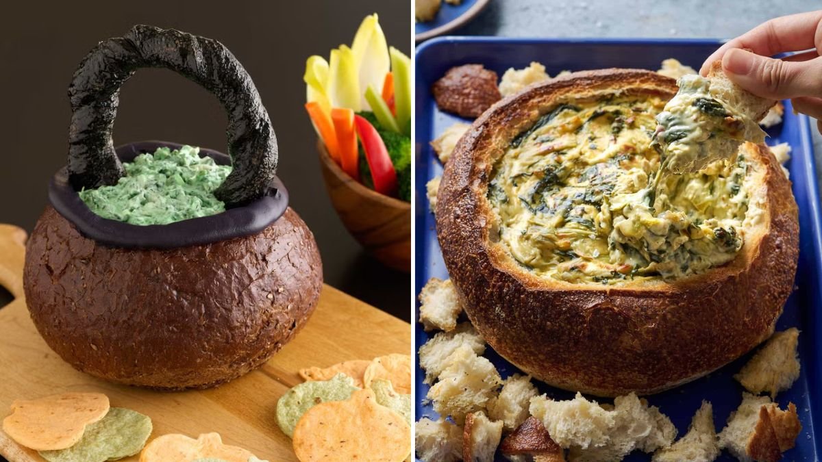 6 Easy Steps to Prepare Scary Spinach Dip with Breadsticks