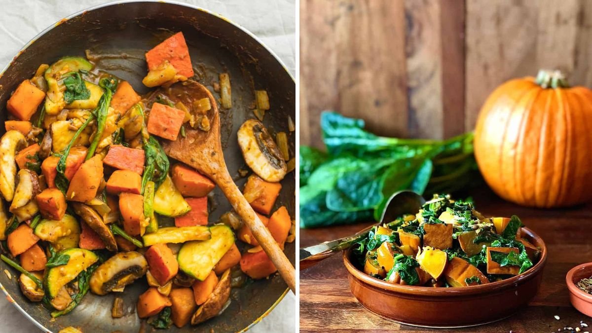 6 Easy Steps to Prepare Pumpkin and Spinach Stir-Fry